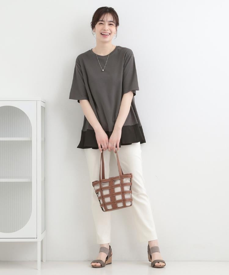 シューラルー SHOO･LA･RUE 【SHOO・LA・RUE DENIM】テーパードパンツ （ネイビー(094)） ネイビー(094)