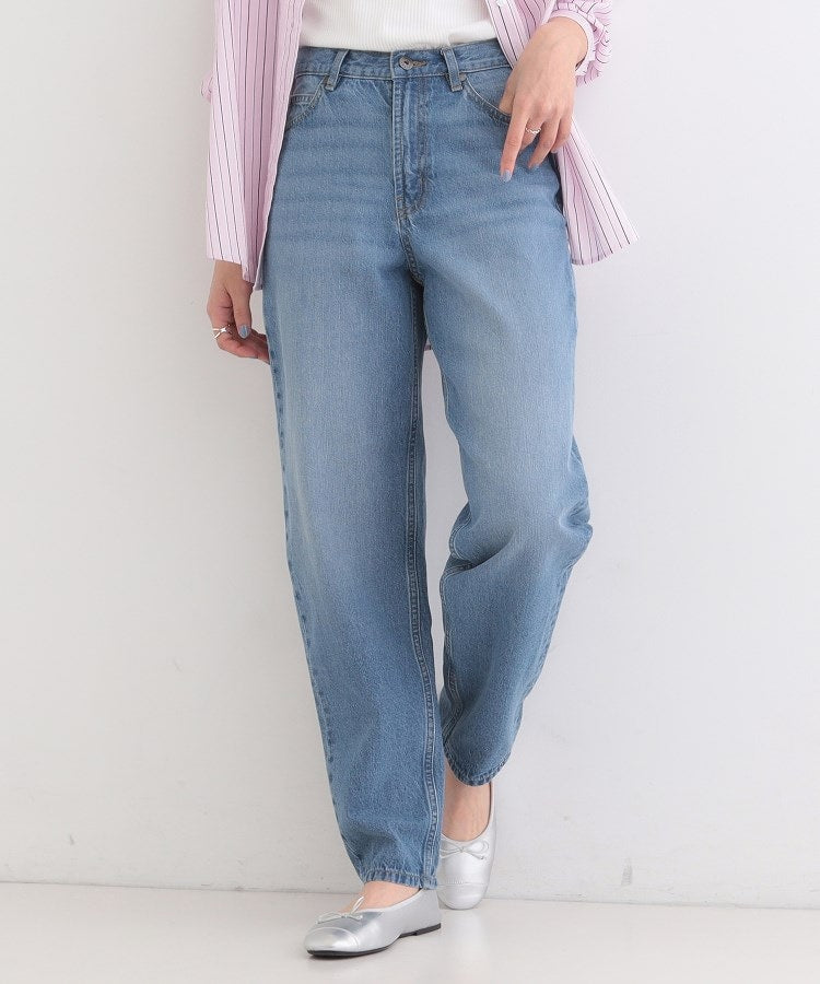 シューラルー SHOO･LA･RUE 【SHOO・LA・RUE DENIM】テーパードパンツ （ブルー(092)） ブルー(092)