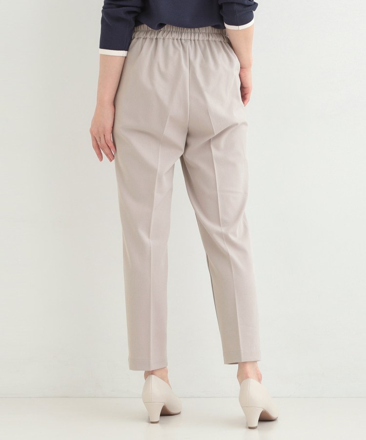 シューラルー SHOO･LA･RUE ベルト風デザインテーパードパンツ （グレージュ(050)） グレージュ(050)