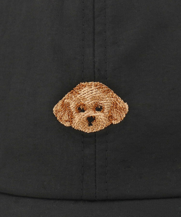 シューラルー SHOO･LA･RUE リアル犬刺繍キャップ （ブラック(019)） ブラック(019)