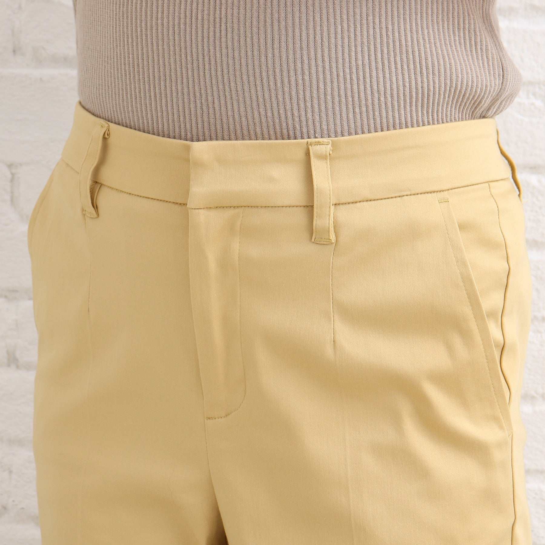 SHOO・LA・RUE [3D scan/SS-3L/beautiful] Hollow yarn satin stick pants