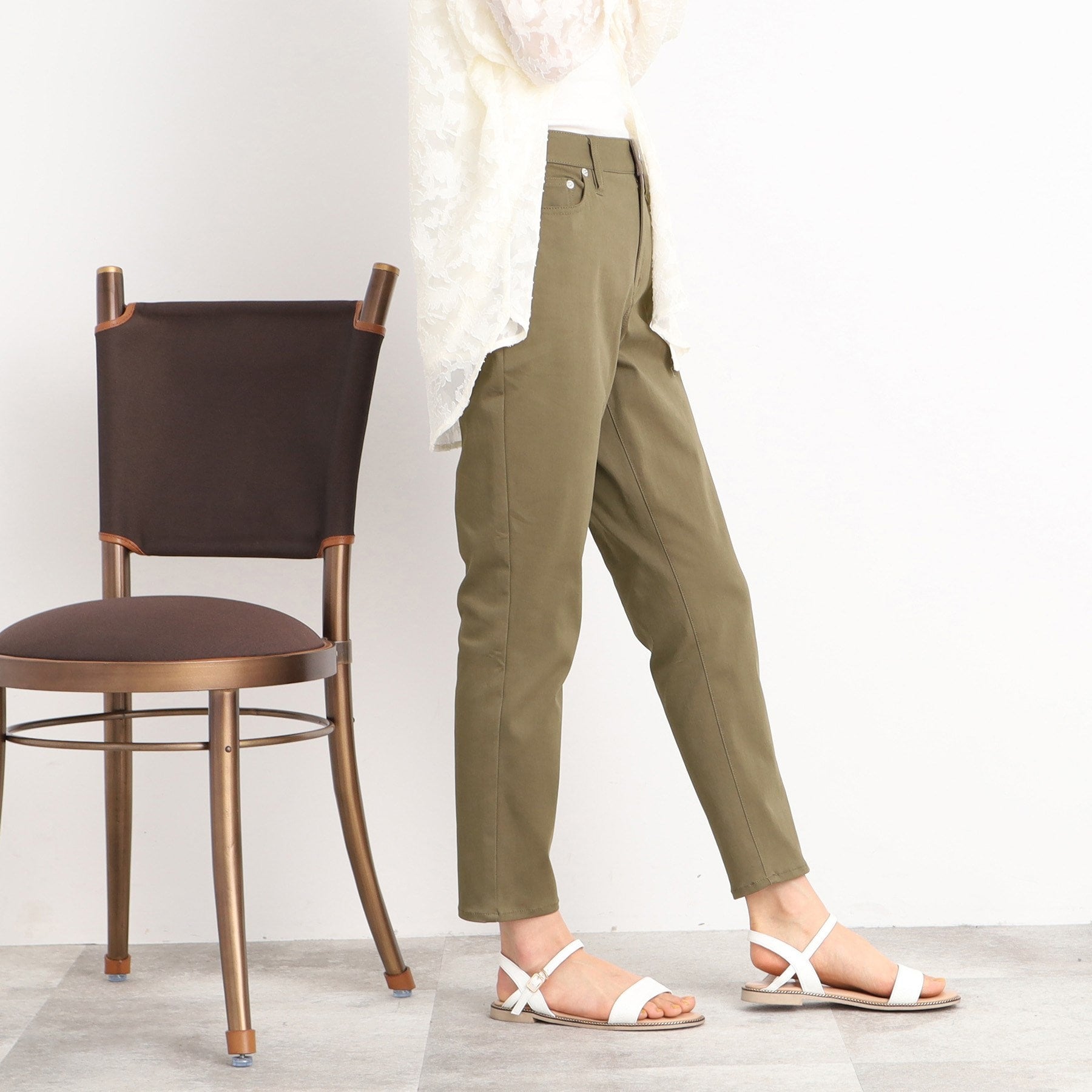 我想擁有一個shuraloo shoo，la，rue [uv/contact cool cool]涼瘦褲子