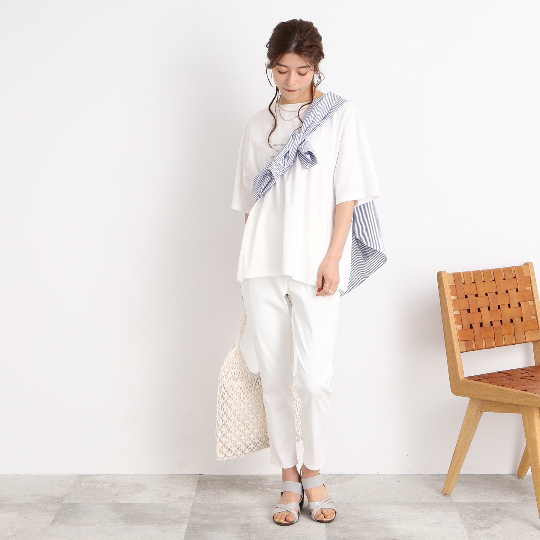 我想擁有一個shuraloo shoo，la，rue [uv/contact cool cool]涼瘦褲子