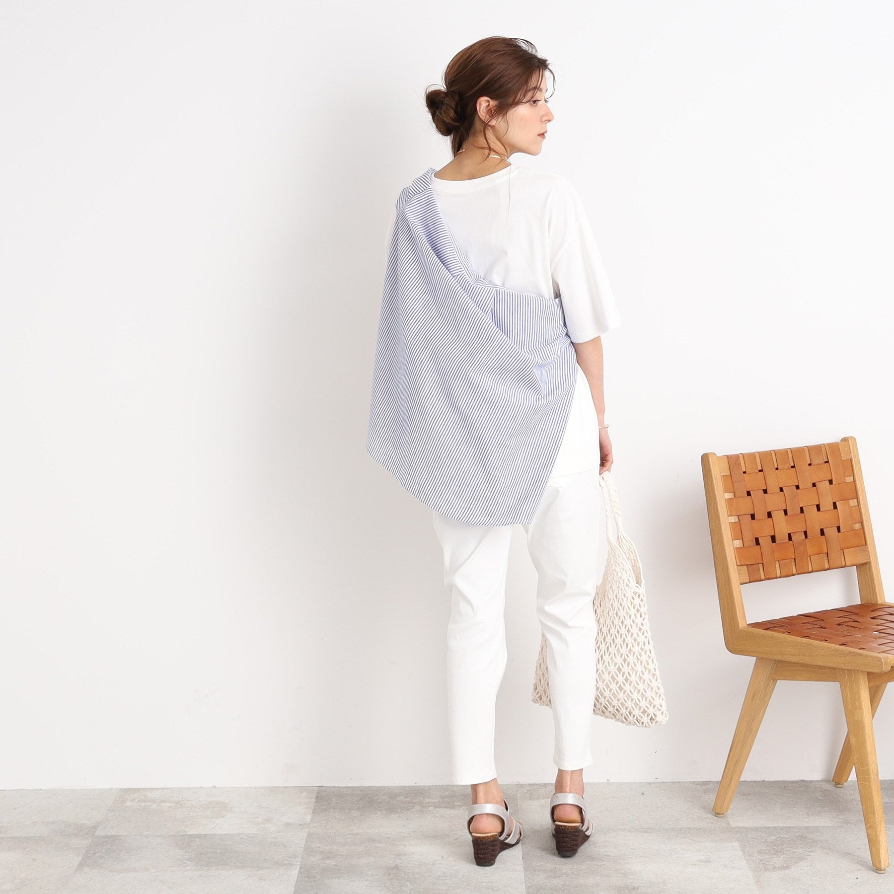 我想擁有一個shuraloo shoo，la，rue [uv/contact cool cool]涼瘦褲子