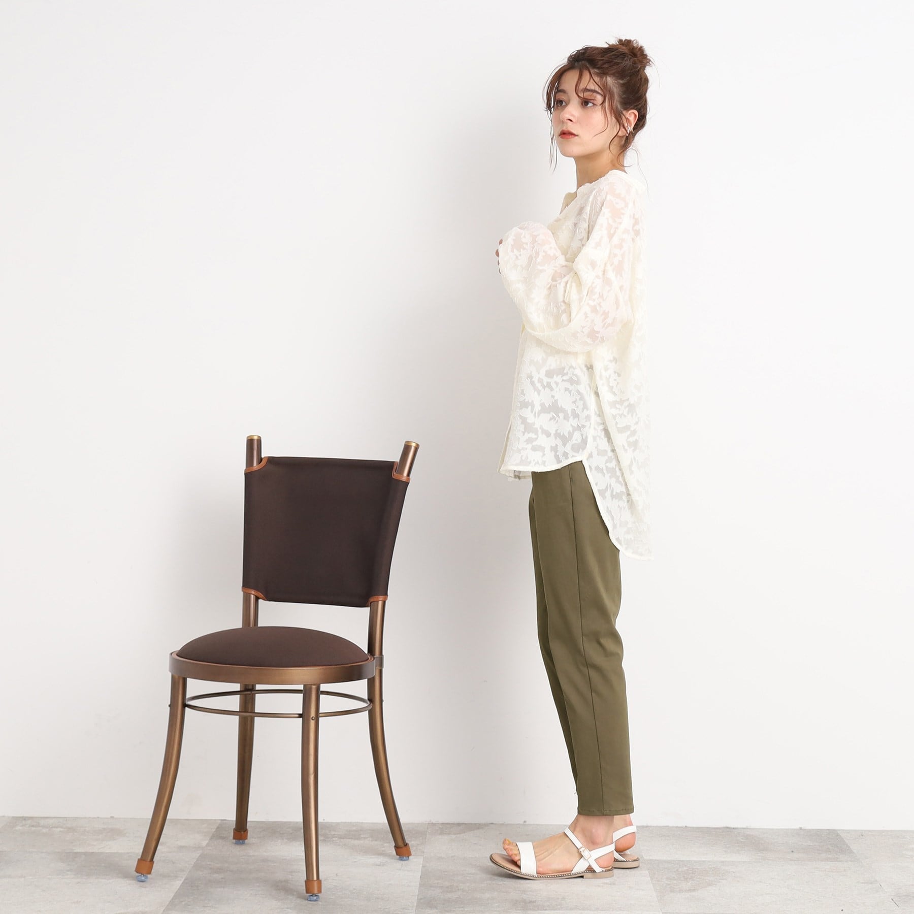 我想擁有一個shuraloo shoo，la，rue [uv/contact cool cool]涼瘦褲子