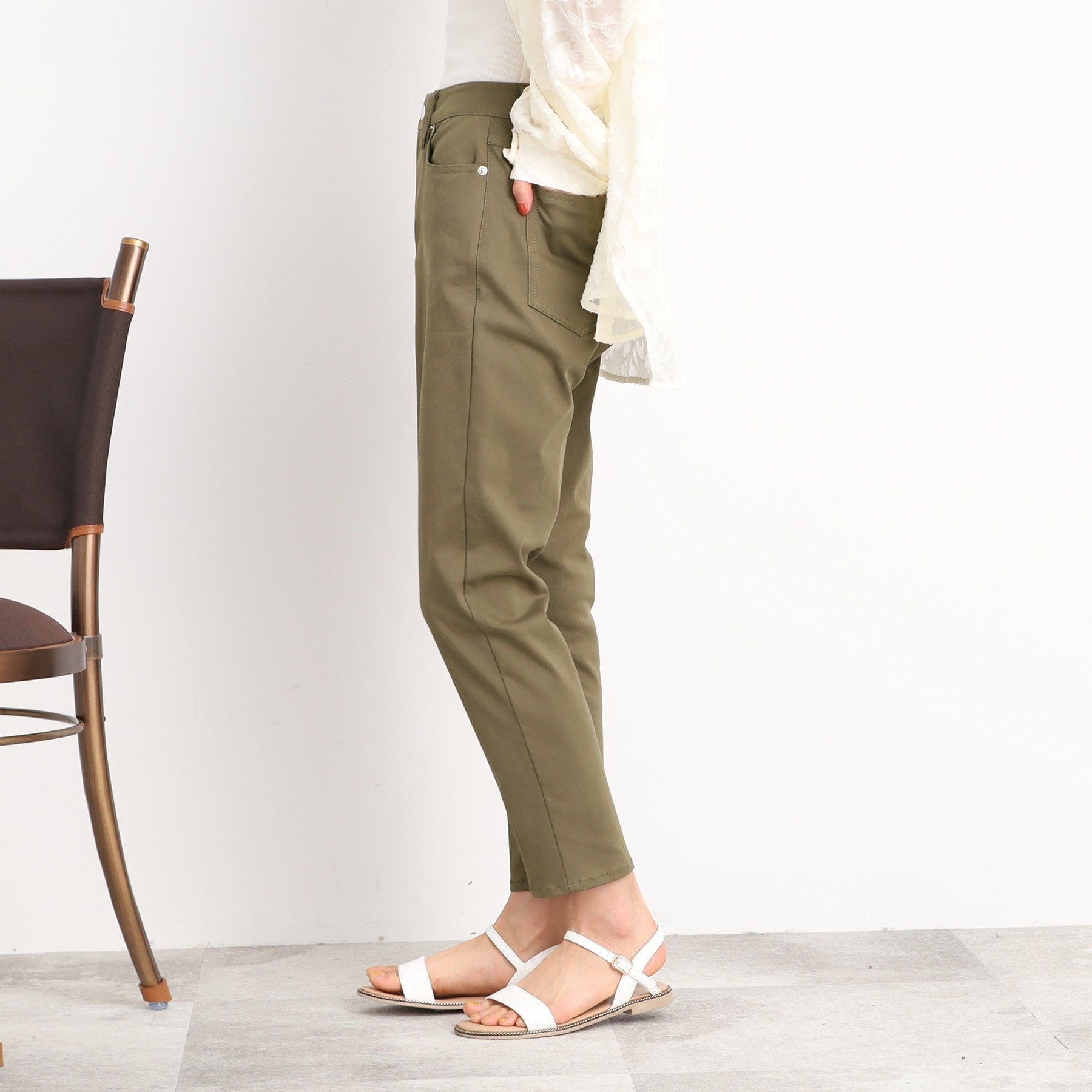 我想擁有一個shuraloo shoo，la，rue [uv/contact cool cool]涼瘦褲子