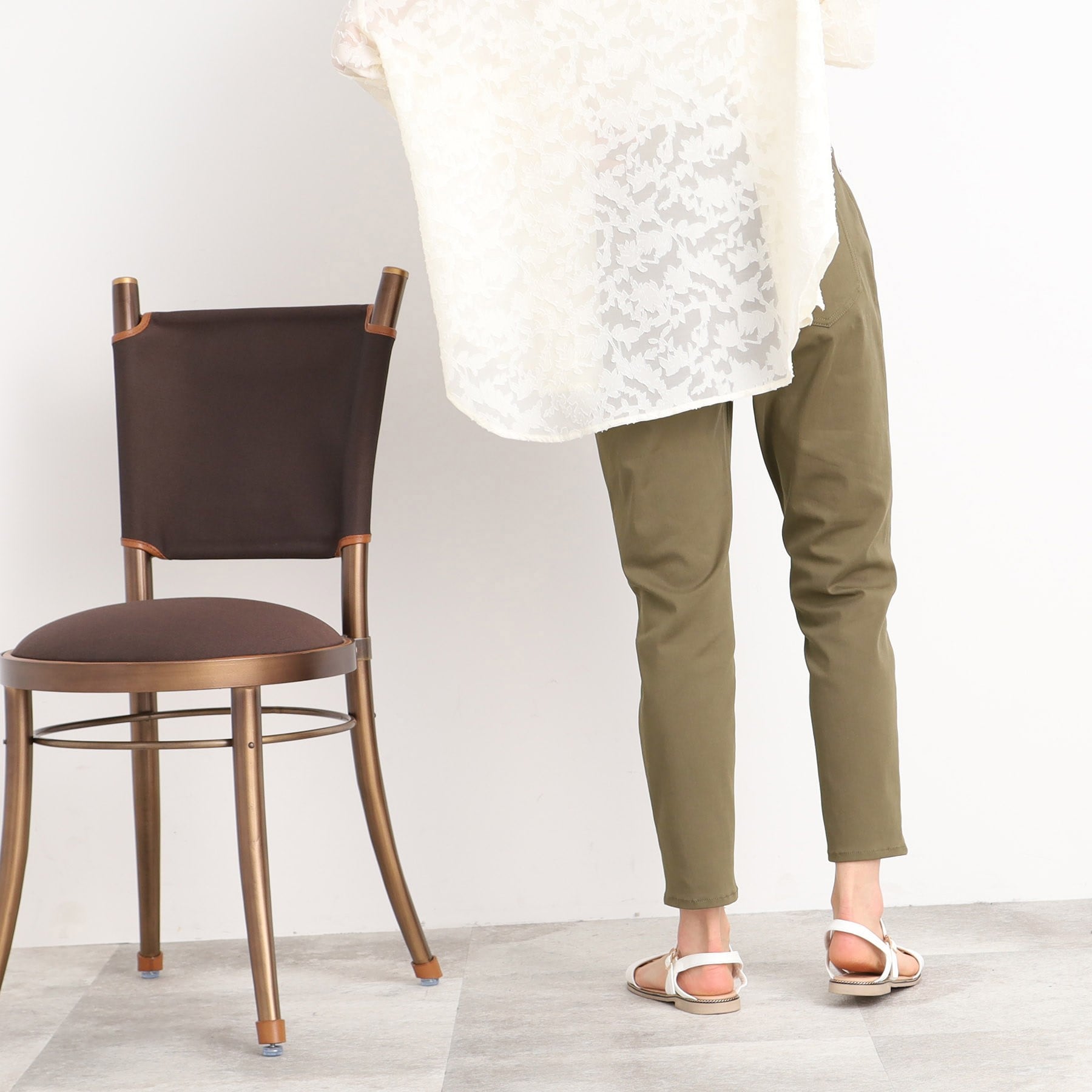 我想擁有一個shuraloo shoo，la，rue [uv/contact cool cool]涼瘦褲子