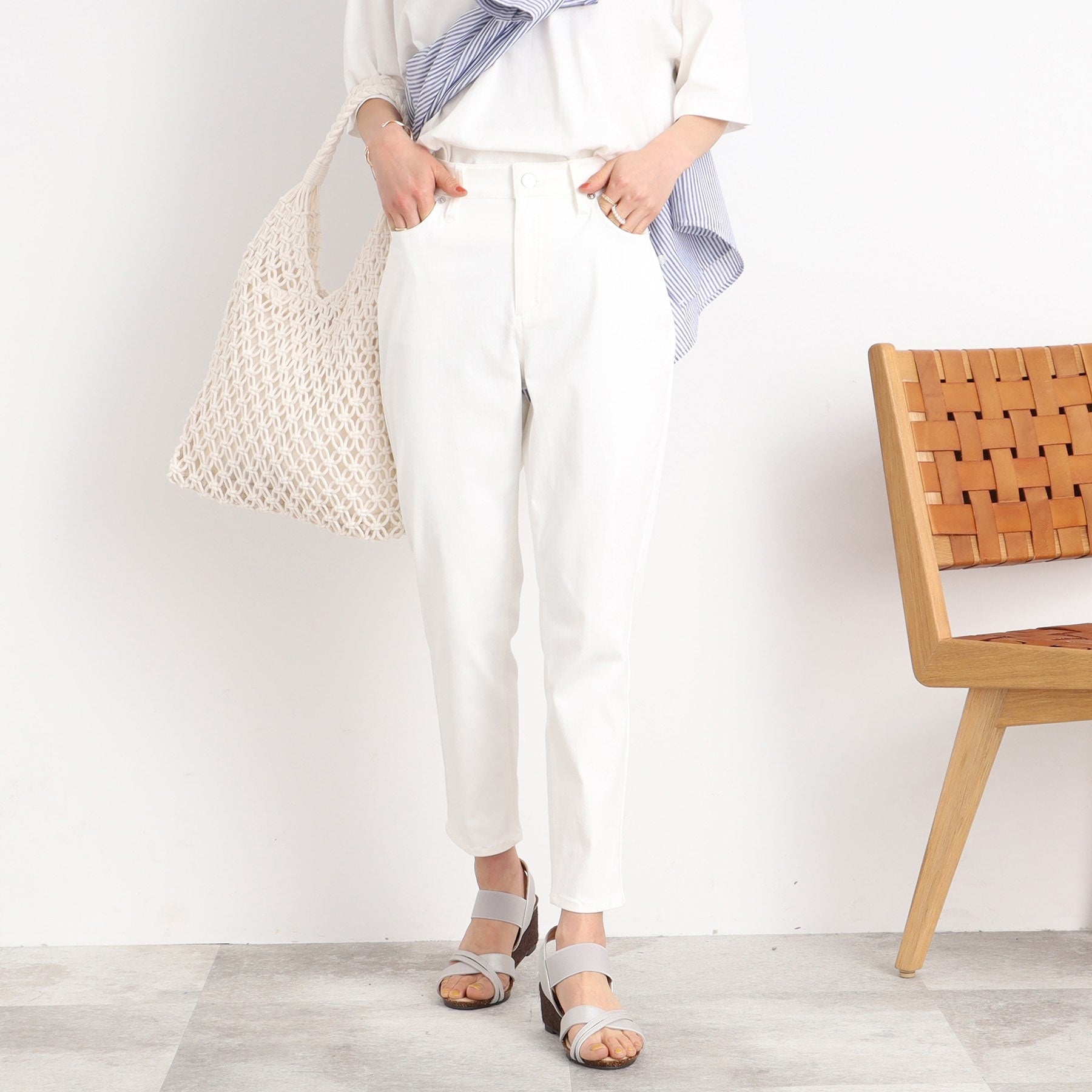 我想擁有一個shuraloo shoo，la，rue [uv/contact cool cool]涼瘦褲子