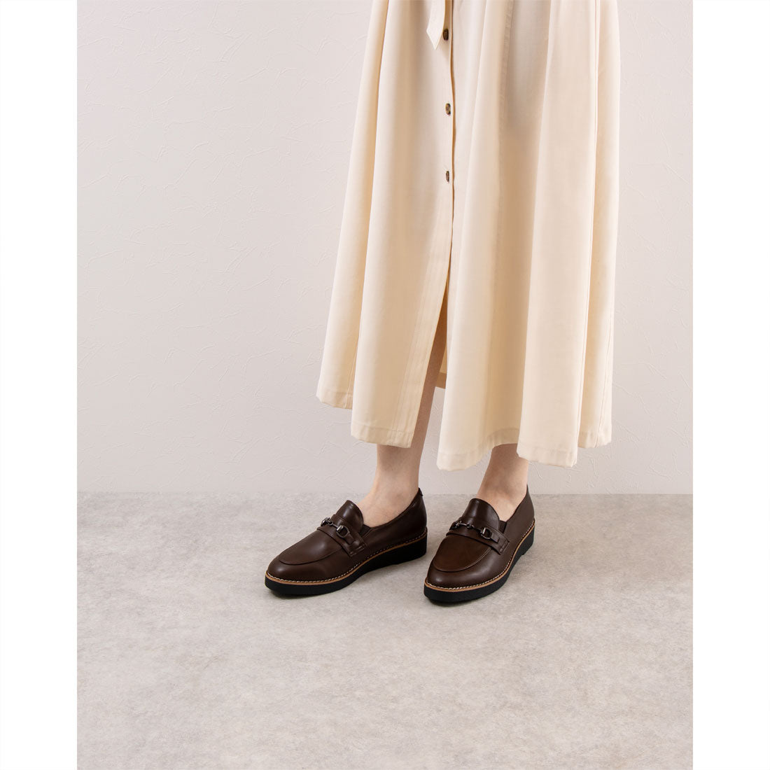 厚底 ビットローファー Shutte ST-171