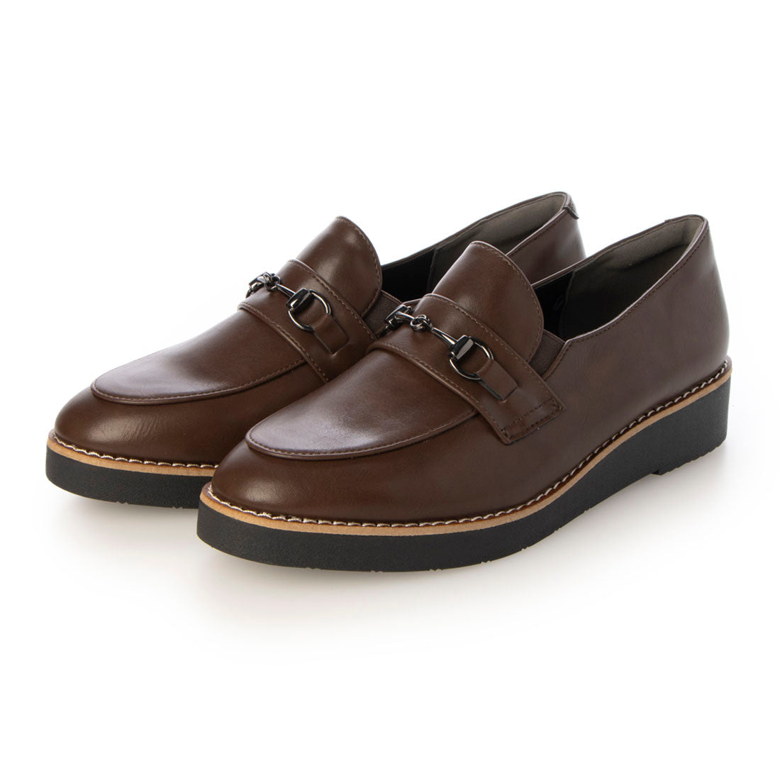 Shutte　厚底 ビットローファー　ST-171,DBR