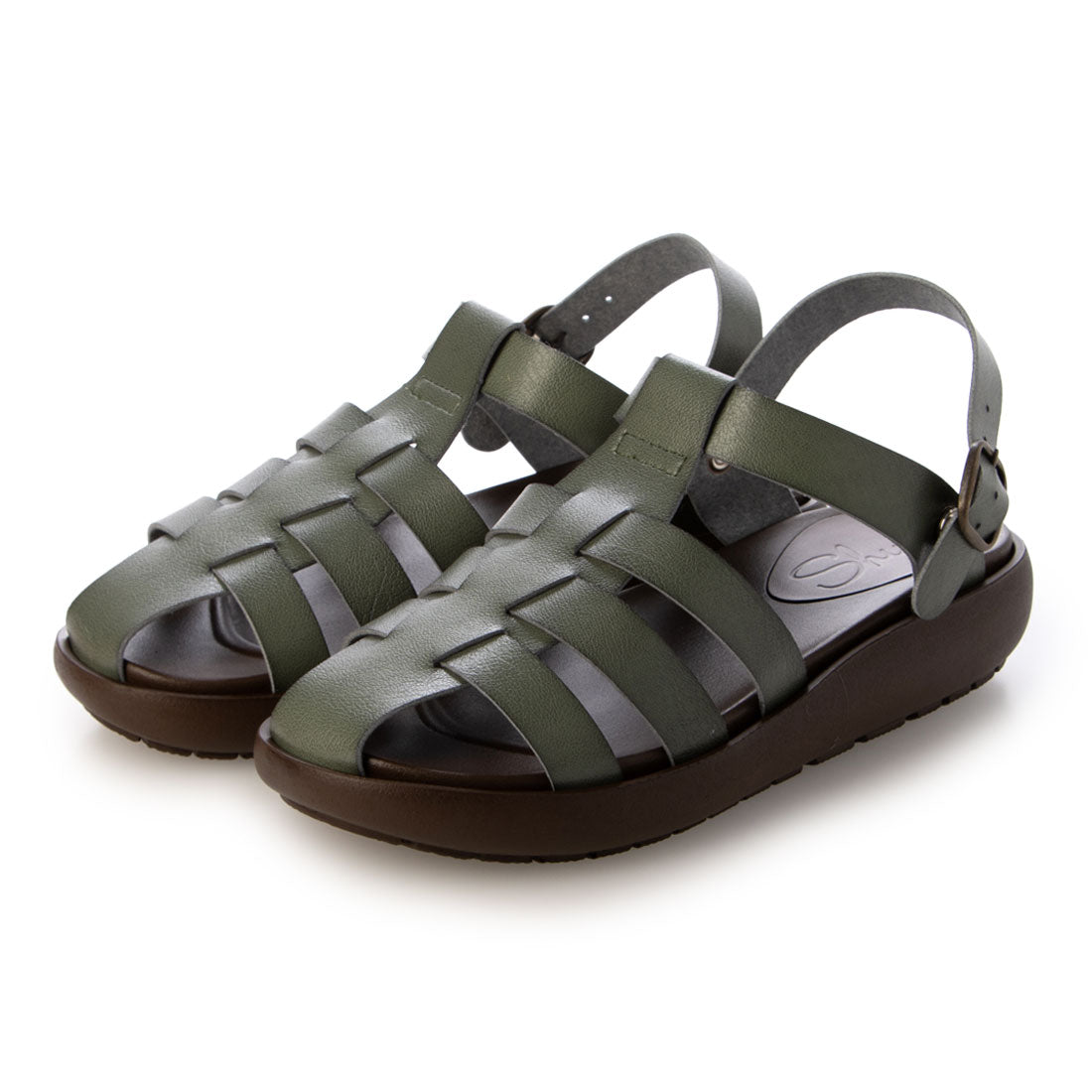 シュッテ Shutte レディースカジュアルサンダル （KHK） KHK
