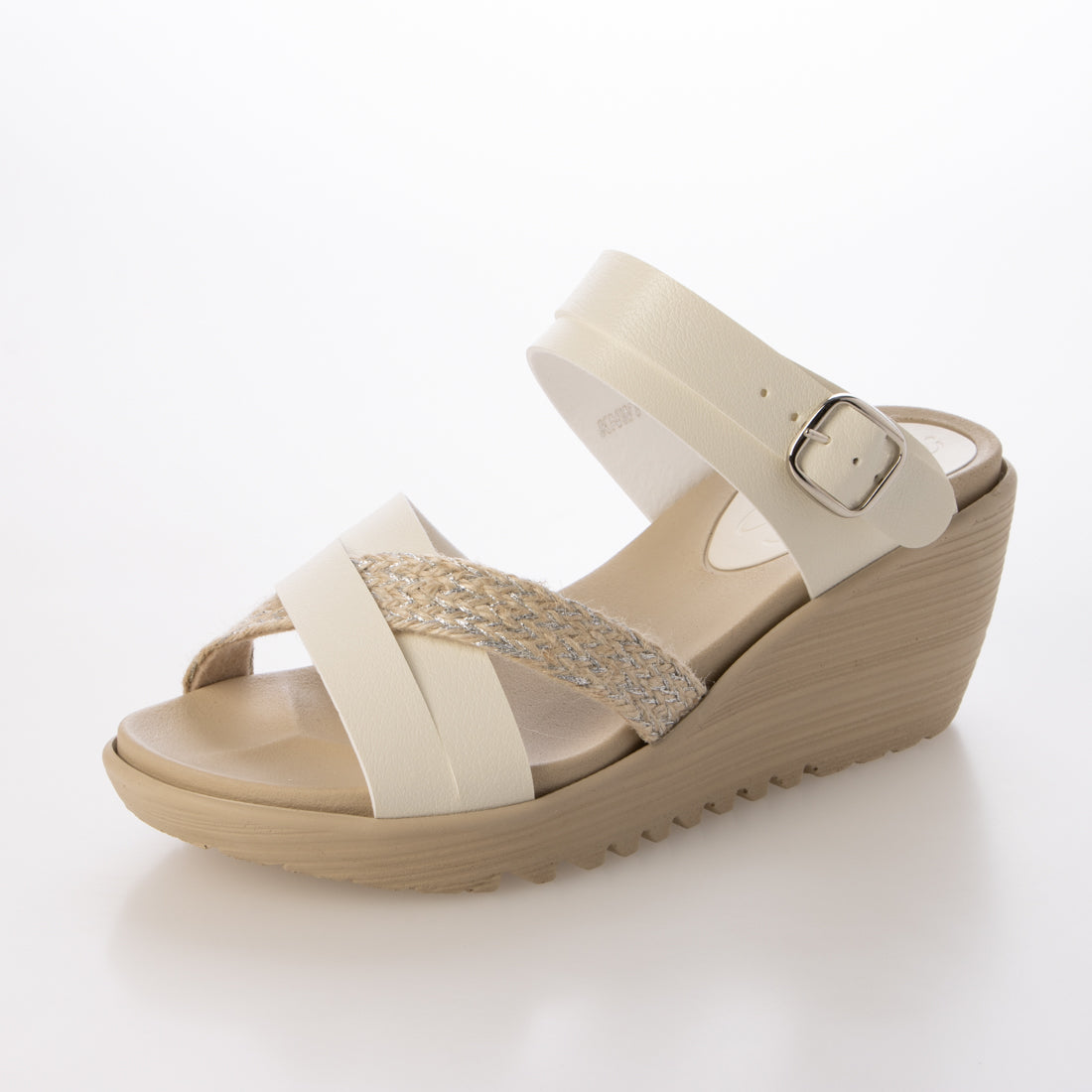 シュッテ Shutte レディースカジュアルサンダル （WHT） WHT