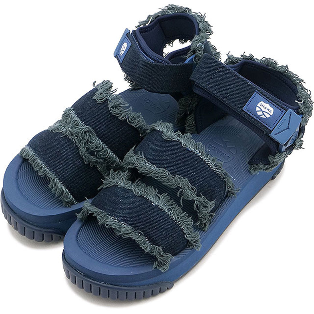 シャカ SHAKA NEO BUNGY PLATFORM DENIM Dark-Denim [SK-317 SS25] （Dark-Denim） Dark-Denim