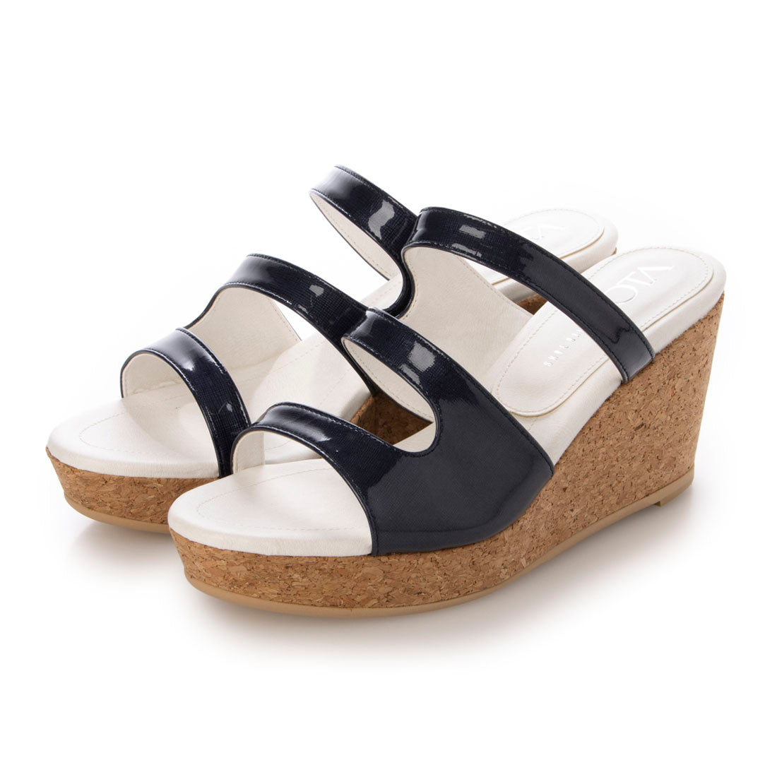 シューギャラリーオオタ SHOE GALLERY OTA ラインデザインウェッジサンダル （DUE） DUE