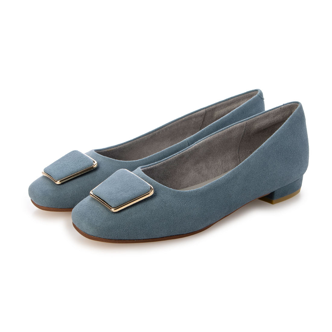 シューギャラリーオオタ SHOE GALLERY OTA バックル付きスクエアトゥパンプス （BY） BY