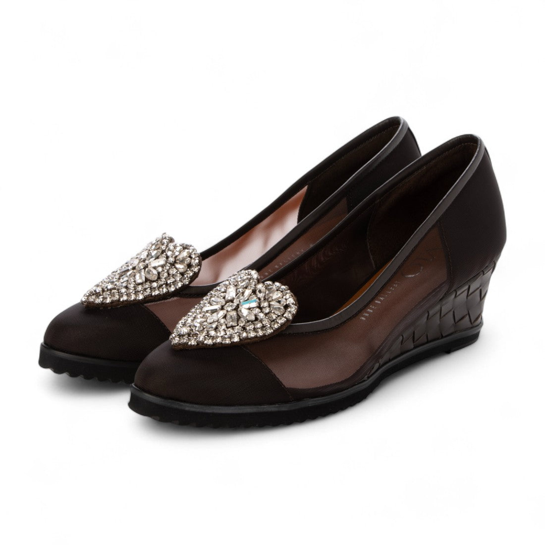 シューギャラリーオオタ SHOE GALLERY OTA ビジューチュールパンプス （DN） DN