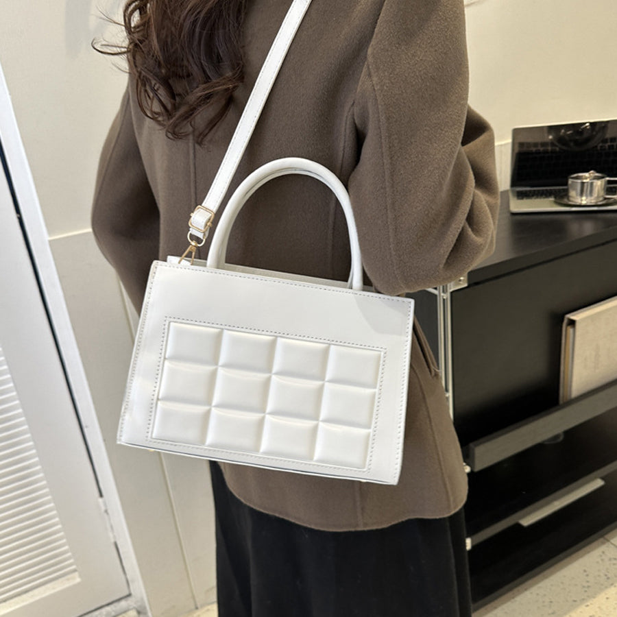 ショッピングゴー shoppinggo ショルダーバッグ レディース肩掛け 小さめ 2WAY 斜めがけ 手提げ バイク 普段使い コンパクト ミニサイズ ショルダー おしゃれ 高見 通勤 通学 （ブラック） ブラック