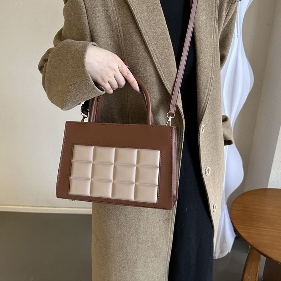 ショッピングゴー shoppinggo ショルダーバッグ レディース肩掛け 小さめ 2WAY 斜めがけ 手提げ バイク 普段使い コンパクト ミニサイズ ショルダー おしゃれ 高見 通勤 通学 （ブラック） ブラック
