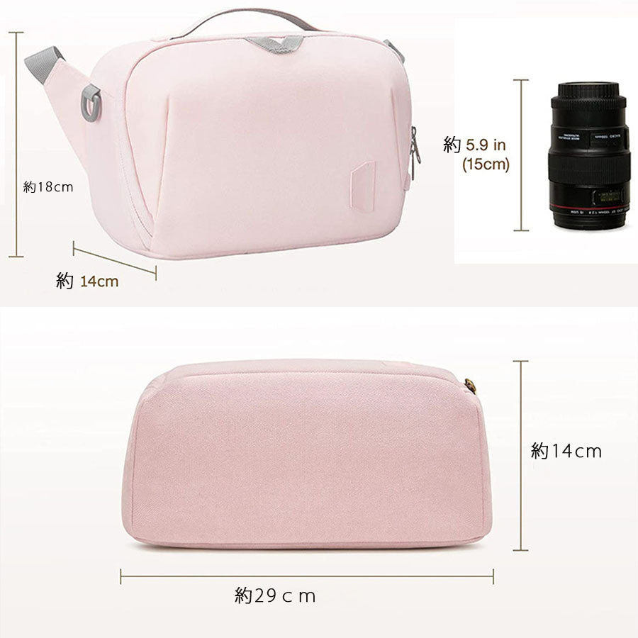 ショッピングゴー shoppinggo ショルダーカメラバッグ ショルダーバッグ レンズ収納 可動仕切り
