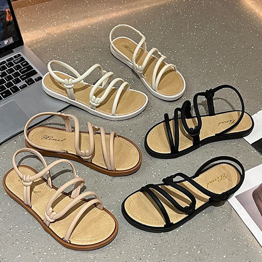 ショッピングゴー shoppinggo サンダル レディース ミュール パンプス 靴 春夏 ビーチ ぺたんこ ローヒール フラット ビーチサンダル