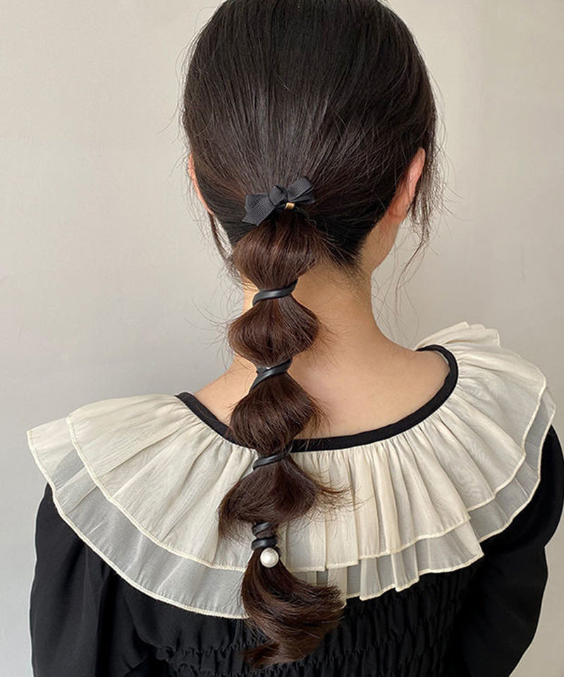 ショッピングゴー shoppinggo プリングヘアゴム くるくる ヘアアクセサリー ハート オシャレ 髪飾り ヘアゴム コイルポニー ワイヤーポニー まとめ髪