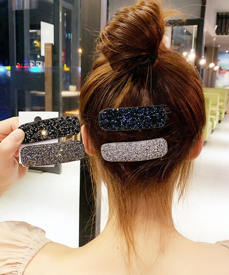 ショッピングゴー shoppinggo キラキラヘアピン ヘアピン ヘアアクセサリー 髪飾り ヘア留め 前髪 サイド髪 小物 おしゃれ お洒落 かわいい 上品 パーティー飾り