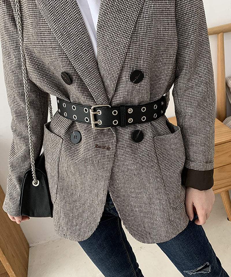 ショッピングゴー shoppinggo ベルト レディース カラーベルト ビジネス 女性用 レザー サイズ調整可能 太め おしゃれ カジュアル シンプル