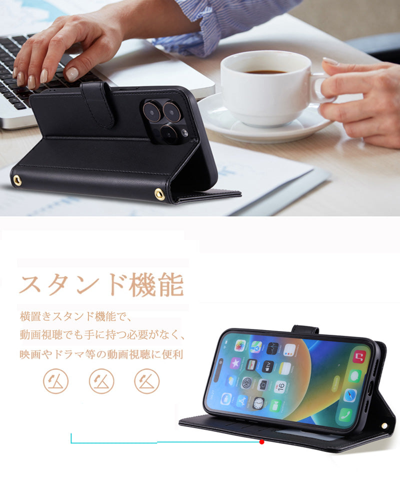 ショッピングゴー shoppinggo アイフォン15 iphone15 pro plus max スマホケース手帳型 カード収納 名入れ 携帯ケース カードポケット付き 大人女子 スタンド機能