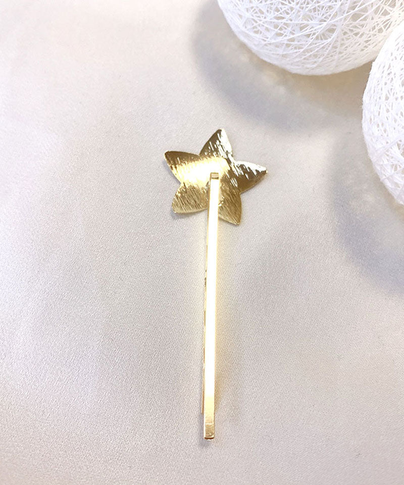 ショッピングゴー shoppinggo ヘアピン1本 星 前髪 ヘアアクセサリー定番 髪留め かわいい オフィススタイル デイリー プレゼント