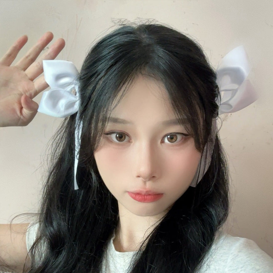 ショッピングゴー shoppinggo ヘアピン2個セット リボン ヘアアクセサリー ヘア留め 髪飾り 前髪 サイド髪 小物 おしゃれ お洒落 こども 可愛い かわいい 綺麗