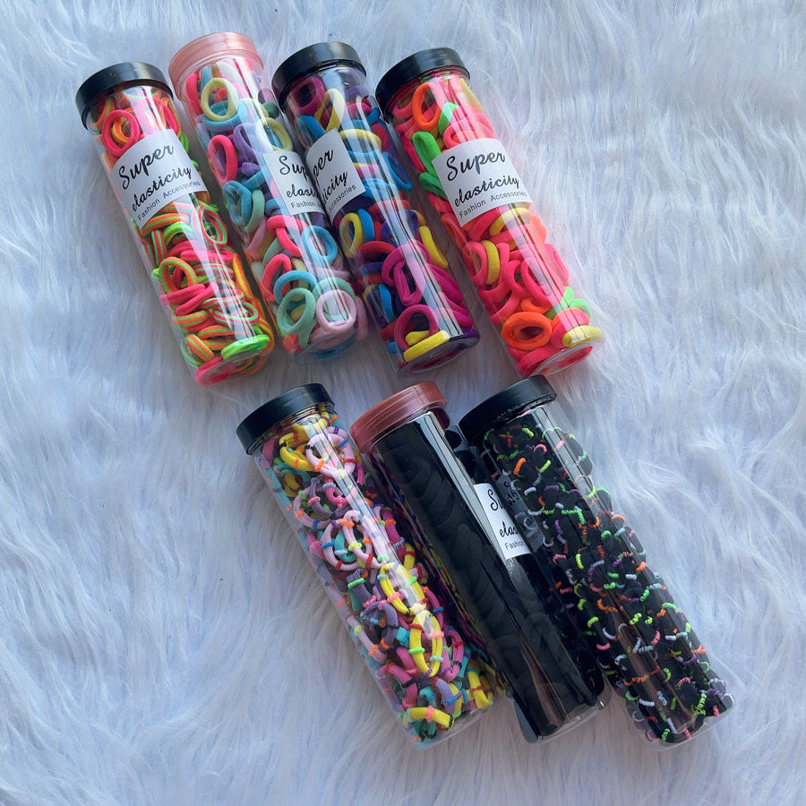 ショッピングゴー shoppinggo 不纏繞橡皮筋 小套裝 髮圈 嬰兒橡皮筋 不纏繞橡皮筋 簡約 KIDS 兒童 不痛 可愛 日常 普通使用 日用