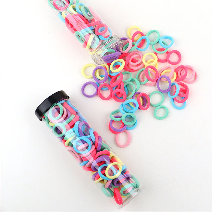 ショッピングゴー shoppinggo 不纏繞橡皮筋 小套裝 髮圈 嬰兒橡皮筋 不纏繞橡皮筋 簡約 KIDS 兒童 不痛 可愛 日常 普通使用 日用