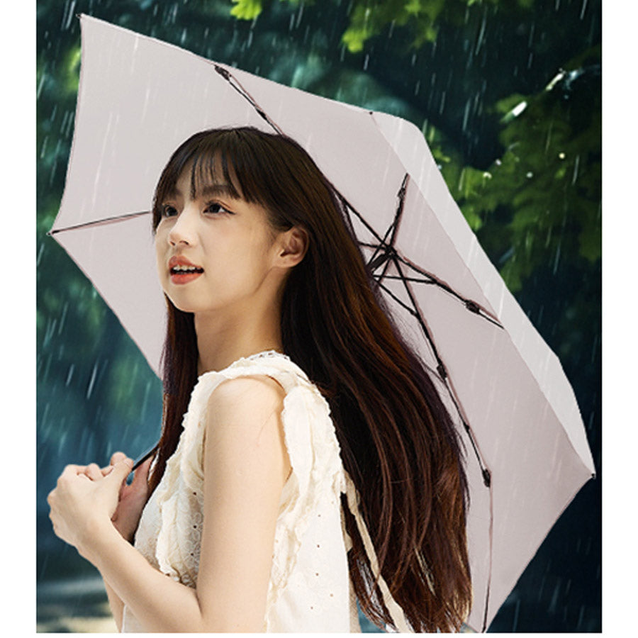 ショッピングゴー shoppinggo 日傘 折り畳み傘 晴雨兼用 軽量 UVカット 遮光率100% 撥水加工 6本骨 紫外線カット レディース 軽い 3段折りたたみ お洒落 日焼け防止 かわいい （パープル） パープル