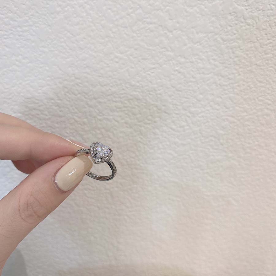 ショッピングゴー shoppinggo ハート指輪  オープン リング フリーサイズ シンプル シルバー 入学式 卒業式 フォーマル カジュアル 結婚式 パーティ （ゴールド） ゴールド