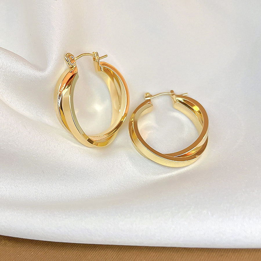 ショッピングゴー shoppinggo 2連ピアス レディース キラキラピアス イヤリング レディース 人気アクセサリー きらきら 大人 お洒落 （ゴールド） ゴールド