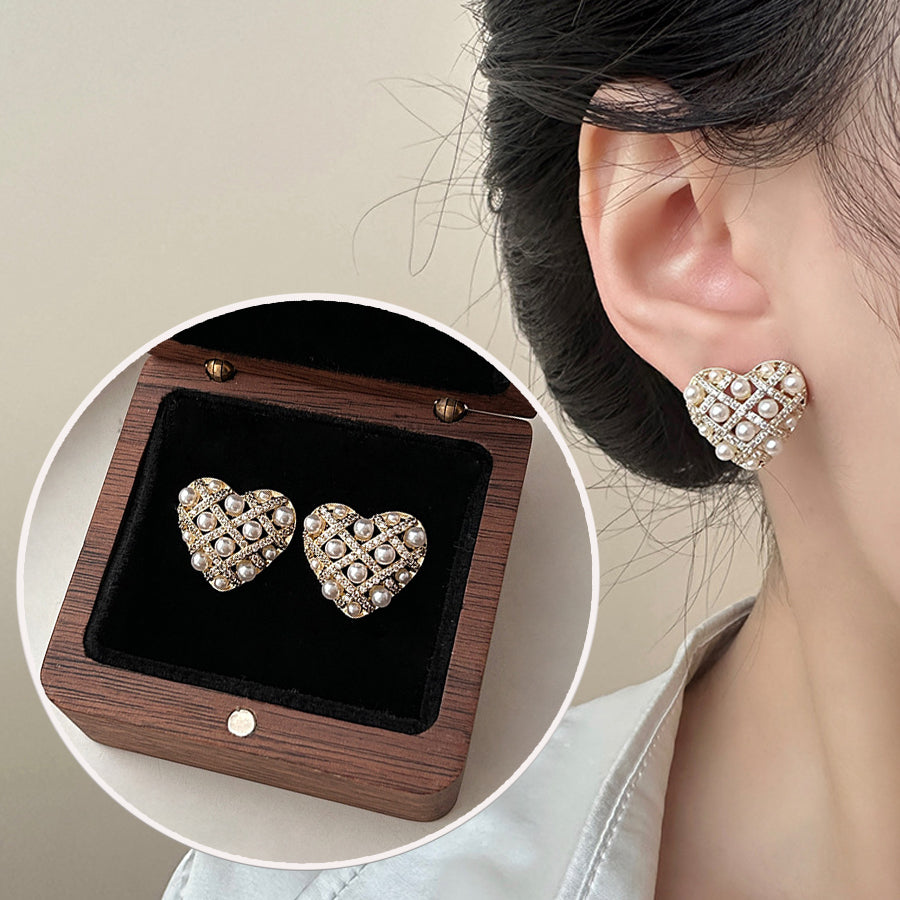 ショッピングゴー shoppinggo ピアス ハート キラキラ ビジューピアス リング ゴールド フープピアス きれいめ レディース 人気アクセサリー （ゴールド） ゴールド