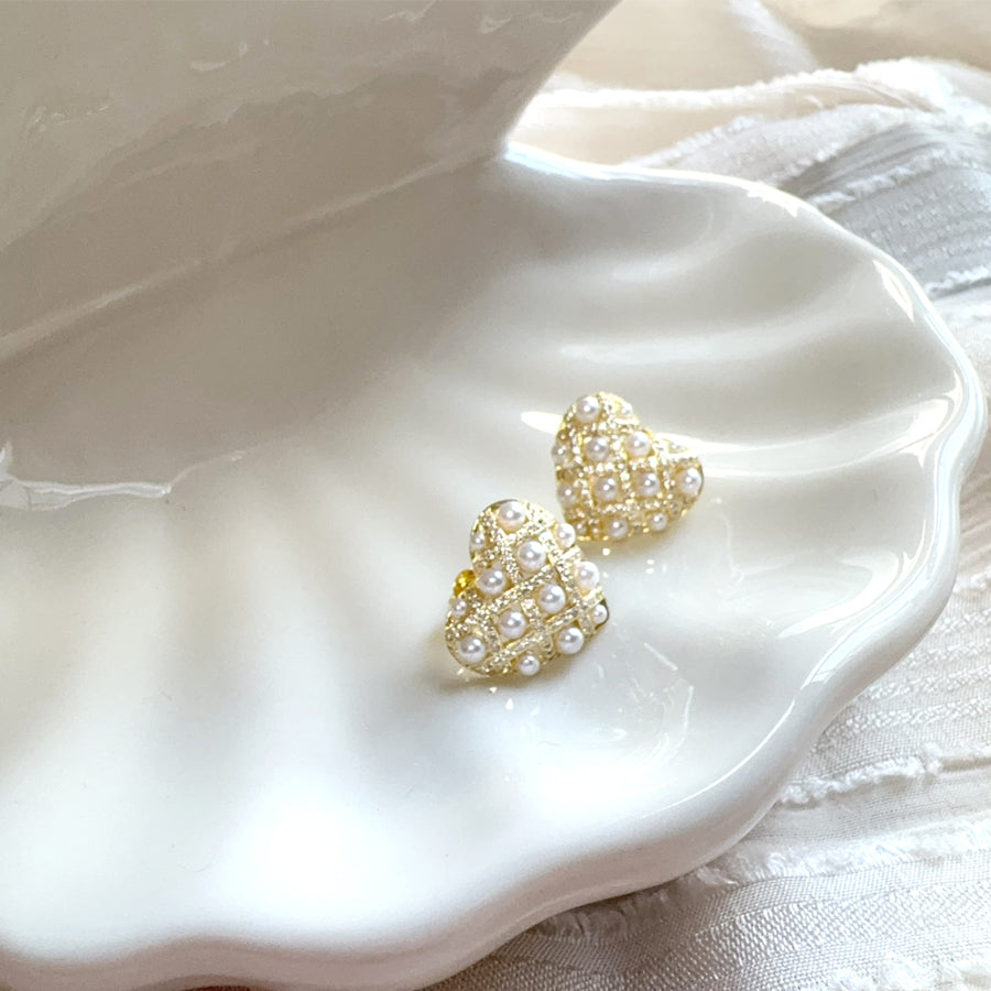 ショッピングゴー shoppinggo ピアス ハート キラキラ ビジューピアス リング ゴールド フープピアス きれいめ レディース 人気アクセサリー （ゴールド） ゴールド