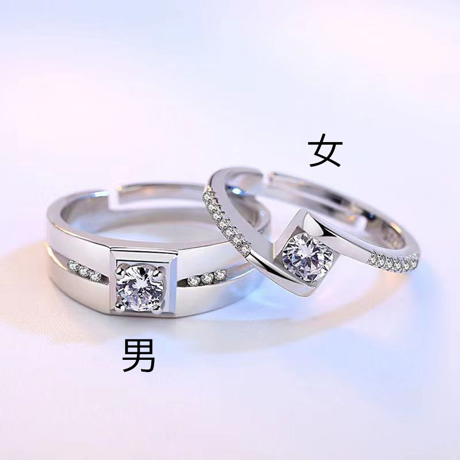 ショッピングゴー shoppinggo 指輪 リング シルバー オープンリング フリーサイズ シンプル 男女兼用 雑貨 小物 （シルバー*男） シルバー*男