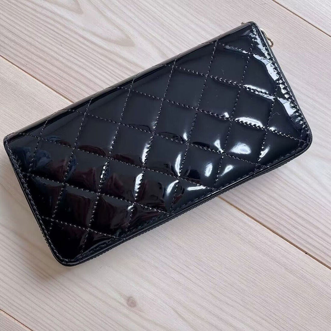 購物Go Shopping Go Wallet Ladies卡插入長錢包圓形緊固件長錢包大容量大容量