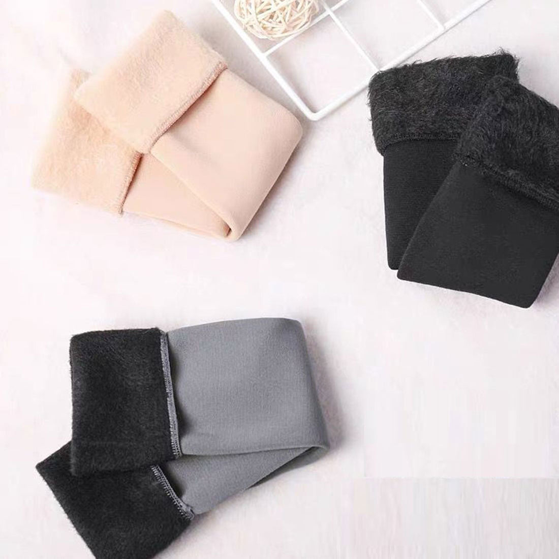 Shopping Go Shopping Go Anti-Cold Socks Women's Socks Fleece Lined Socks Footwear Heat-Generating Socks Warm