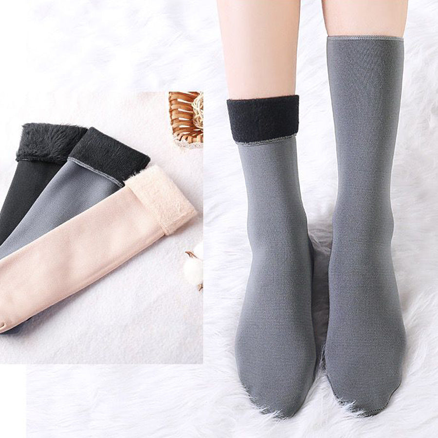 Shopping Go Shopping Go Anti-Cold Socks Women's Socks Fleece Lined Socks Footwear Heat-Generating Socks Warm