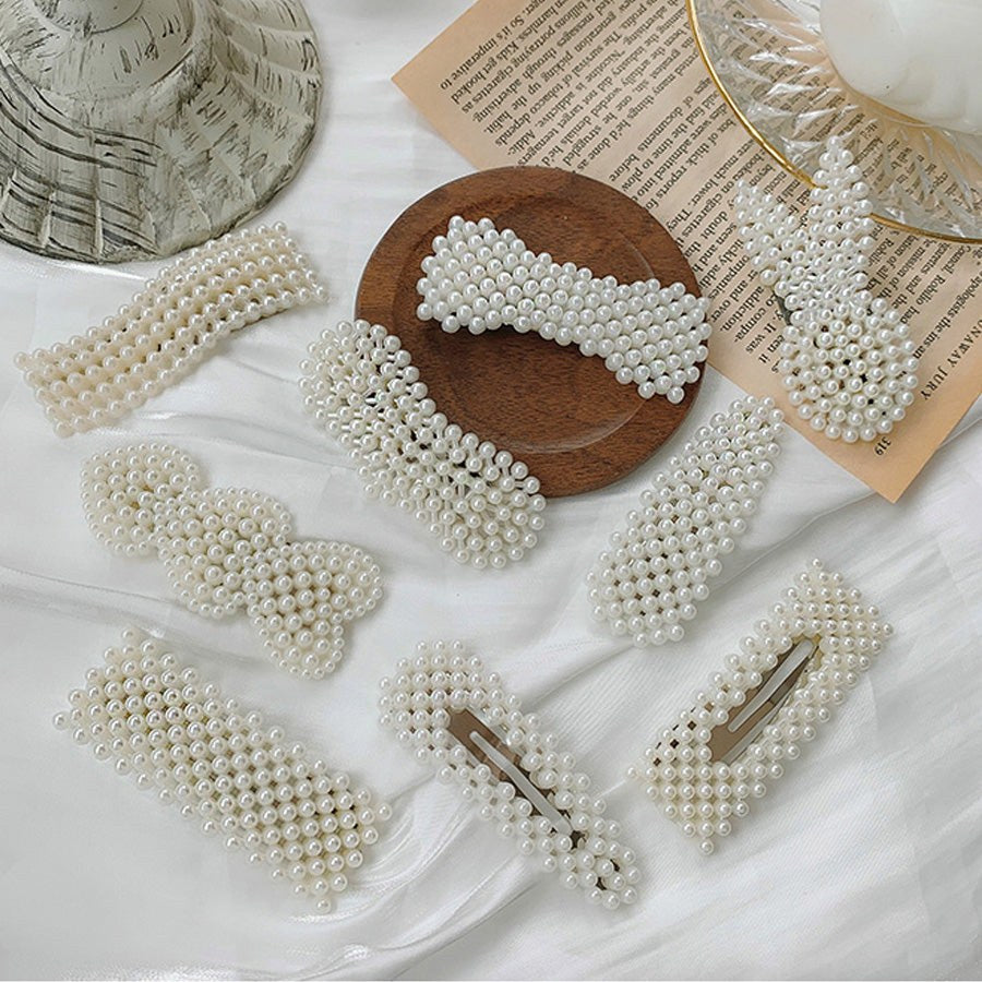 ショッピングゴー shoppinggo ヘアピン6点セット パール ヘアクリップ スリーピン パールヘアピン 髪飾り 結婚式 卒業式 入学式 パーティ 可愛い おしゃれ