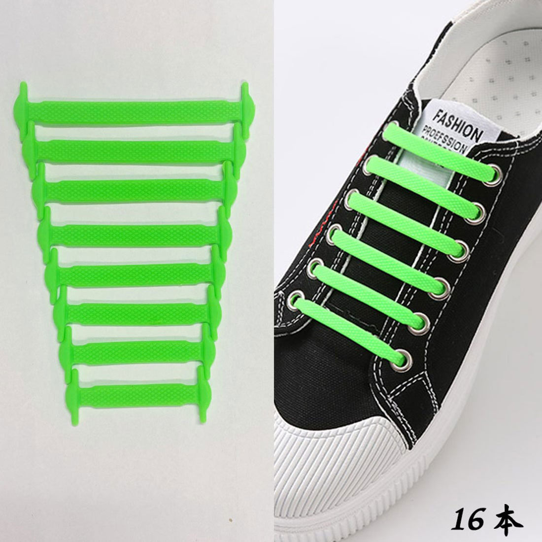 Shoppinggo shoppinggo Shoelaces No tying Shoelaces Stylish Adults Children Silicone rubber Black and white Shoelaces Won't come undone One-touch Easy Stylish [Non-returnable item]