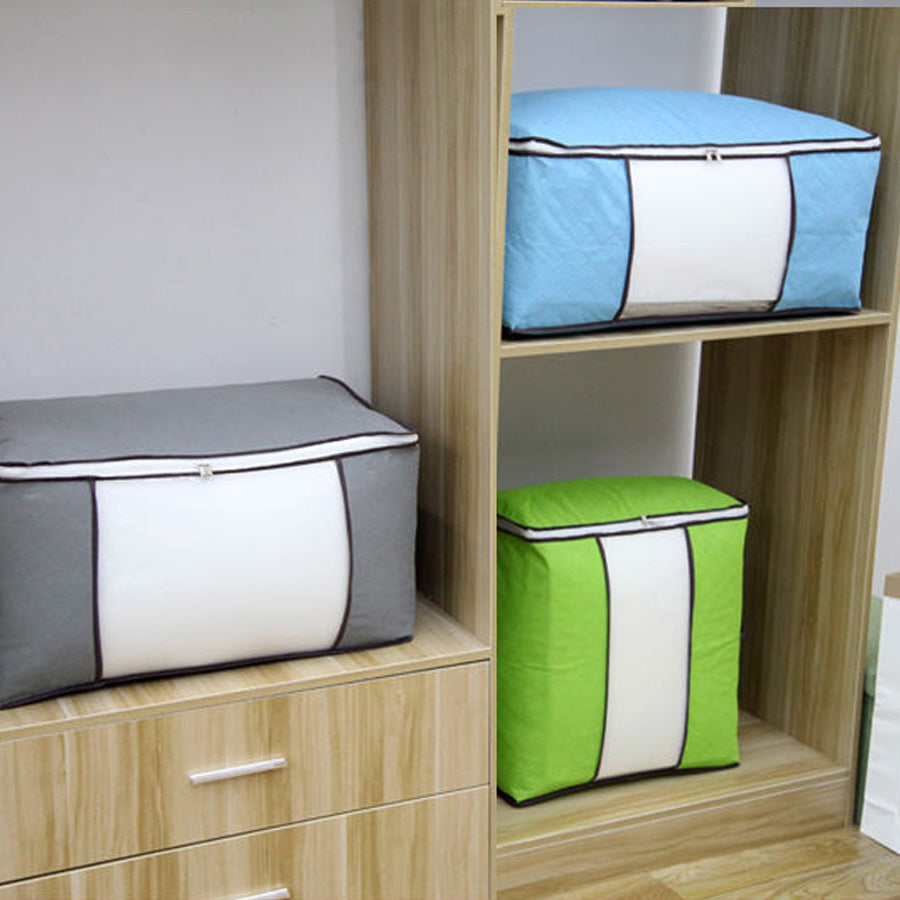 ショッピングゴー shoppinggo 衣類・布団収納袋 布団収納ケース 衣類 収納ケース 衣類収納袋 おしゃれ 横置き コンパクト シングル 掛け布団 掛布団 ふとん しゅうのう （パープル） パープル