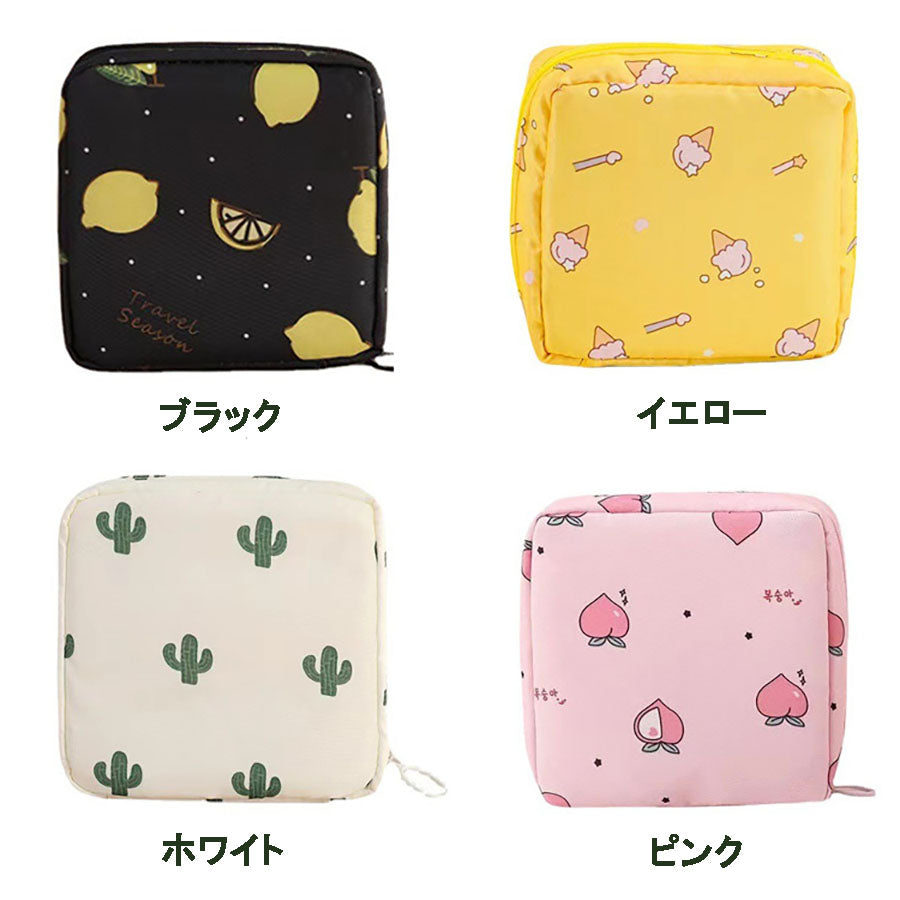 ショッピングゴー shoppinggo ミニ ポーチ 小物入れ 小さめ ファスナー カード キーケース サニタリーポーチ  ジュニア コスメ