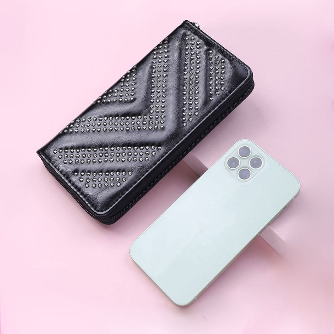 Shoppinggo shoppinggo Long wallet for women Large capacity Card holder Cover Adult cute Stylish Long wallet Large Cute Coin purse Divider