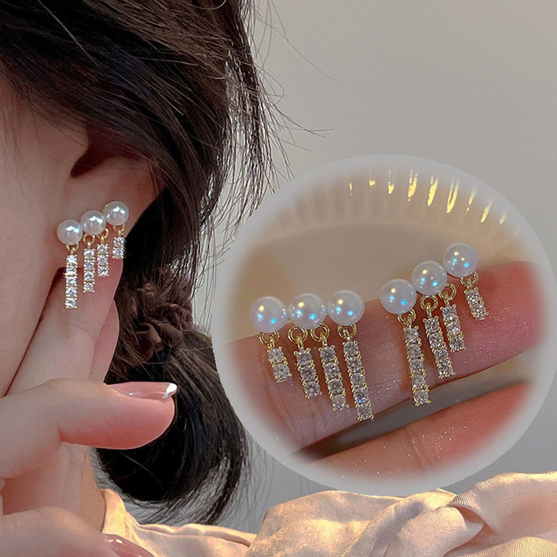 ショッピングゴー shoppinggo ピアス パール レディース 人気アクセサリー （ゴールド） ゴールド