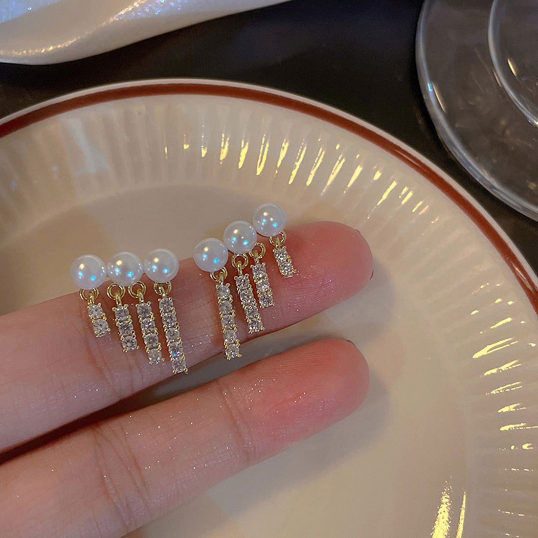 ショッピングゴー shoppinggo ピアス パール レディース 人気アクセサリー （ゴールド） ゴールド