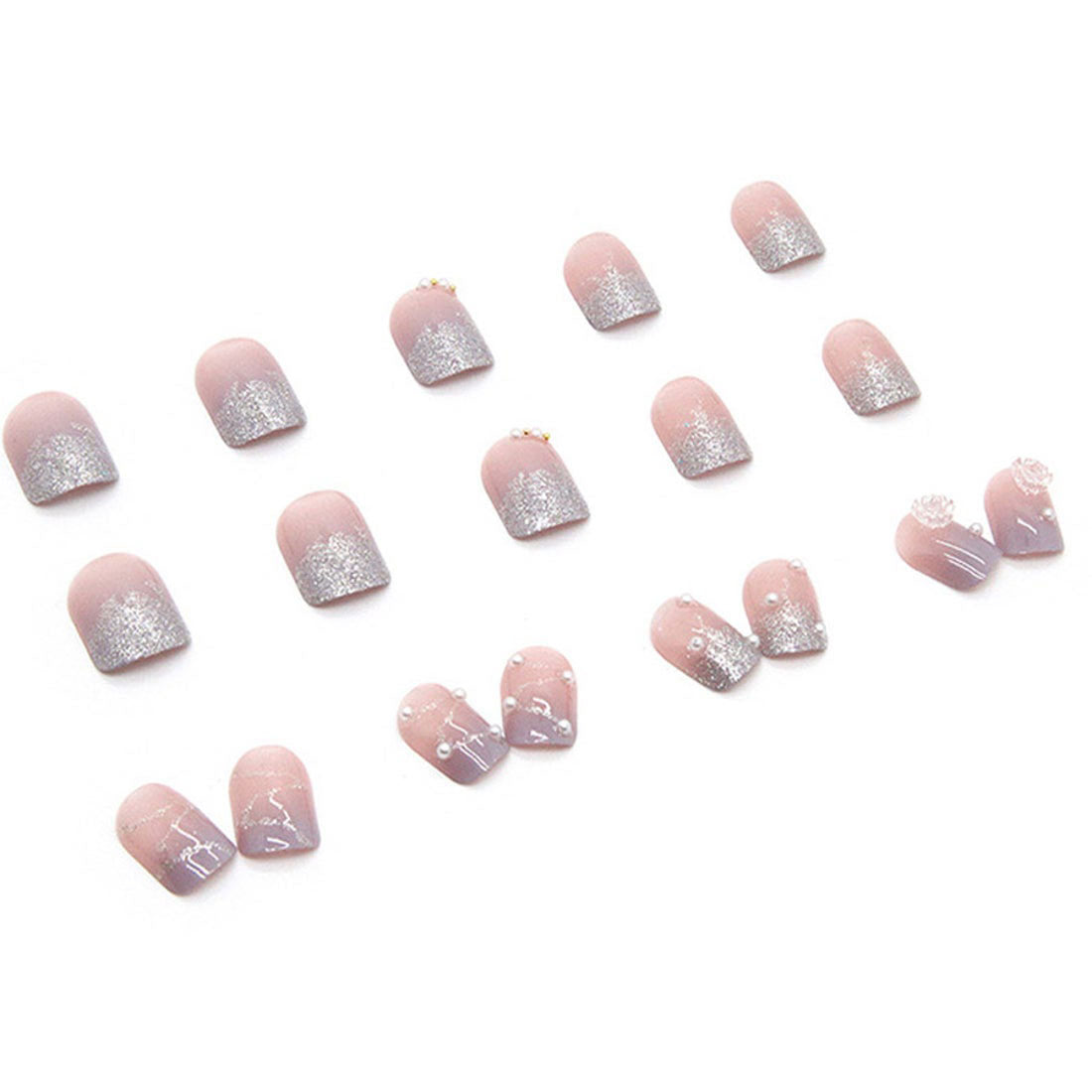 ショッピングゴー shoppinggo ネイルチップ ショート シンプル つけ爪 ネイルアート アートチップ デコチップ【返品不可商品】 （Z372） Z372