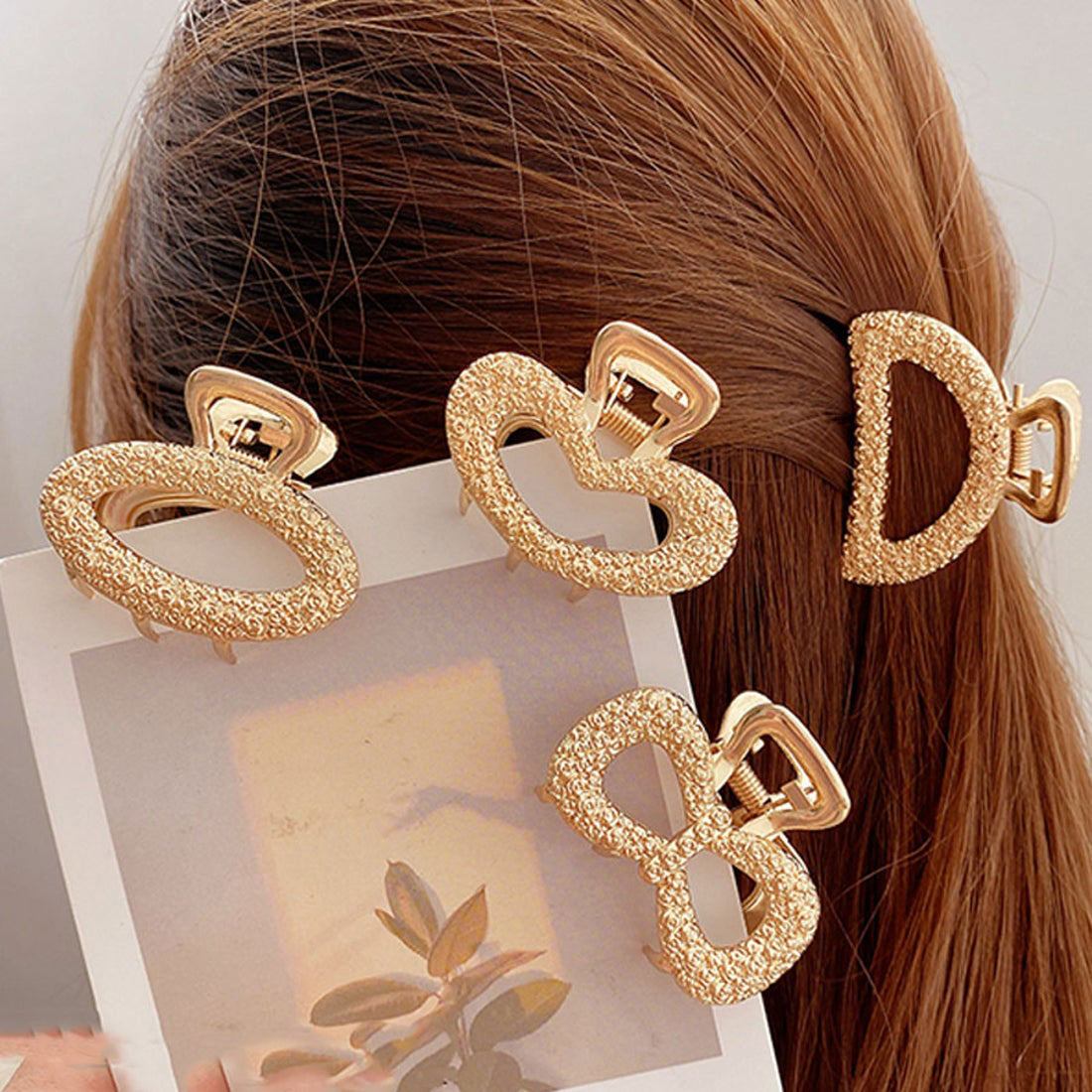 ショッピングゴー shoppinggo ヘアクリップ バンスクリップ シンプル レディース ヘアアクセサリー 髪飾り ミニサイズ 髪留め （四角） 四角